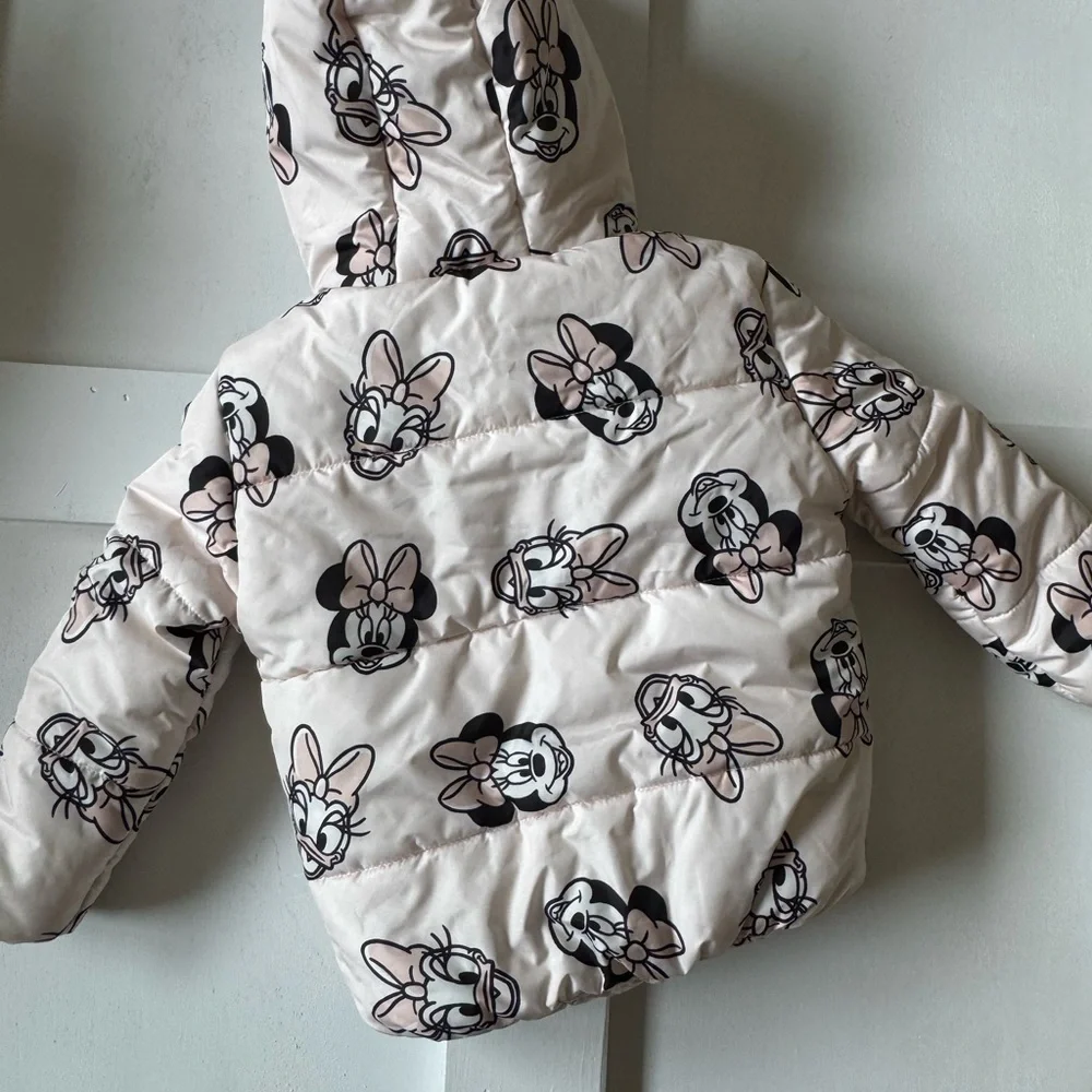 Disney Minnie Mouse Puffer Jacket - Picture 2 of 4
